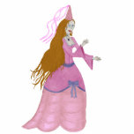 Pink Fairytale Princess Acrylic Pin photo sculptures