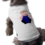 Pink Farmer Pig pet clothing