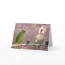 Pink Feather Large Note Card