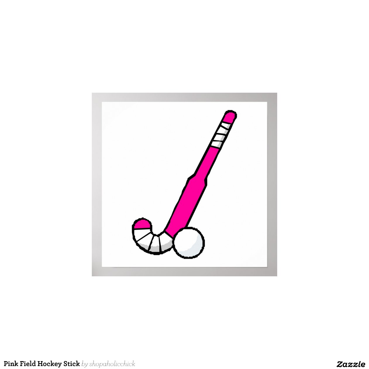 Pink Field Hockey Stick Zazzle
