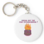 Pink Fire Extinguishers Birthday Cake