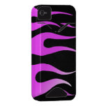 Pink Flames Black Case-Mate ID iPhone 4/4S Case Id Iphone 4 Case