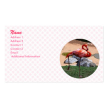 Pink Flamingo Business Cards