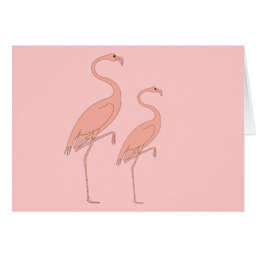Pink Flamingo Cards