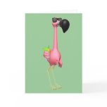 Pink Flamingo Greeting Card