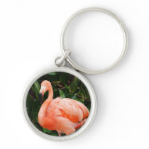 Pink Flamingo  Keychain