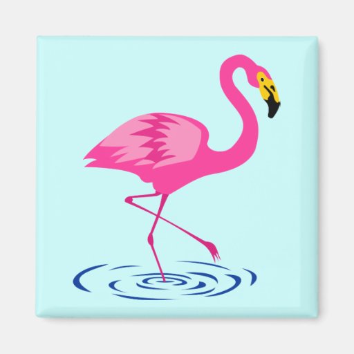 Pink Flamingo Magnets