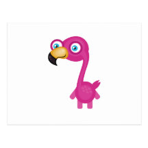 Pink Flamingo - My Conservation Park Post Cards