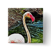 Pink Flamingo Photo Painting