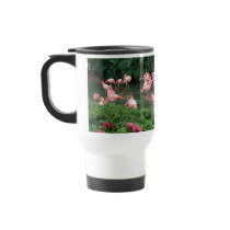 Pink Flamingo Travel Mug