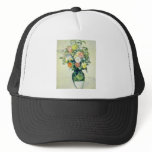 Pink Fleurs dans un Vase Vert, Paul Cezanne flower hats