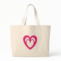 pink flip flop design 2 tote bags