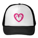 pink flip flop design 2 trucker hat