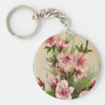 Pink Floral Arrangement Key Chains