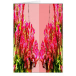 Pink Floral Arrangements Card