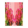 Pink Floral Arrangements Post Card