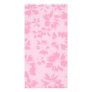 Pink floral pattern. photo greeting card