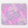 Pink Floral Romance Mousepad