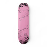 pink floral skateboards