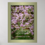 Pink Flower Blooms ~ 2 Corinthians 5:14_17 Posters