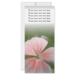 Pink flower bookmark you can Customise