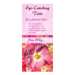 Pink Flower Business Advert Rack Cards rack cards