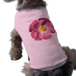 Pink Flower Dog Shirts pet clothing