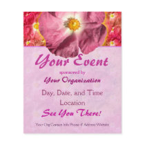 Pink Flower Event Flyer