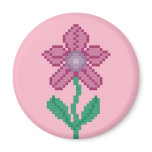 Pink Flower Magnet