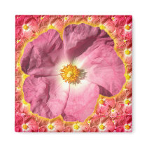 Pink Flower Magnets