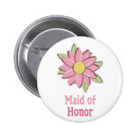 Pink Flower Maid of Honour