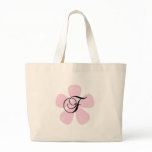 Pink Flower Monogram F bags