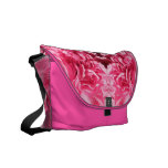 Pink Flower Petal Kaleidoscope Messenger Bags