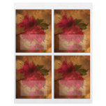 Pink Flower Place Cards flyers