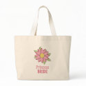 Pink Flower Princess Bride bags
