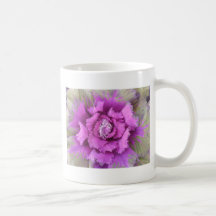 Pink Flower with Water Droplet Mugs