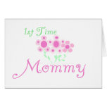 Pink Flowers 1st Time Mummy tshirts and Gifts