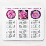 PINK FLOWERS 2008 CALENDAR MOUSE MATS