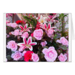 Pink Flowers and Roses: cards