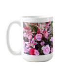 Pink Flowers and Roses: mugs