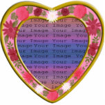 Pink Flowers Custom Photo Frame Photo Cutout