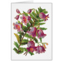 Pink Flowers Customisable Card