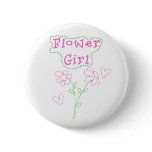 Pink Flowers Flower Girl
