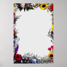 Pink Flowers flowers Poster