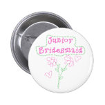 Pink Flowers Junior Bridesmaid