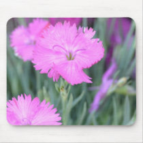 Pink Flowers Mouse Pads