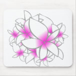 Pink Flowers Mouse Pad