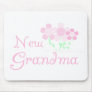 Pink Flowers New Grandma Mouse Pad