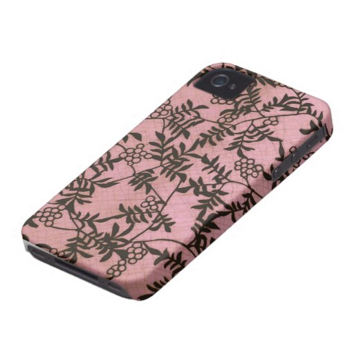 Pink Flowers Pattern iPhone Case Case-Mate iPhone 4 Case