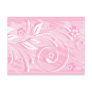 pink flowers postcards